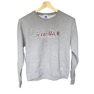 Vintage 90s Russell Athletic Texas A&M Aggies University Sweater Sweatshirt L